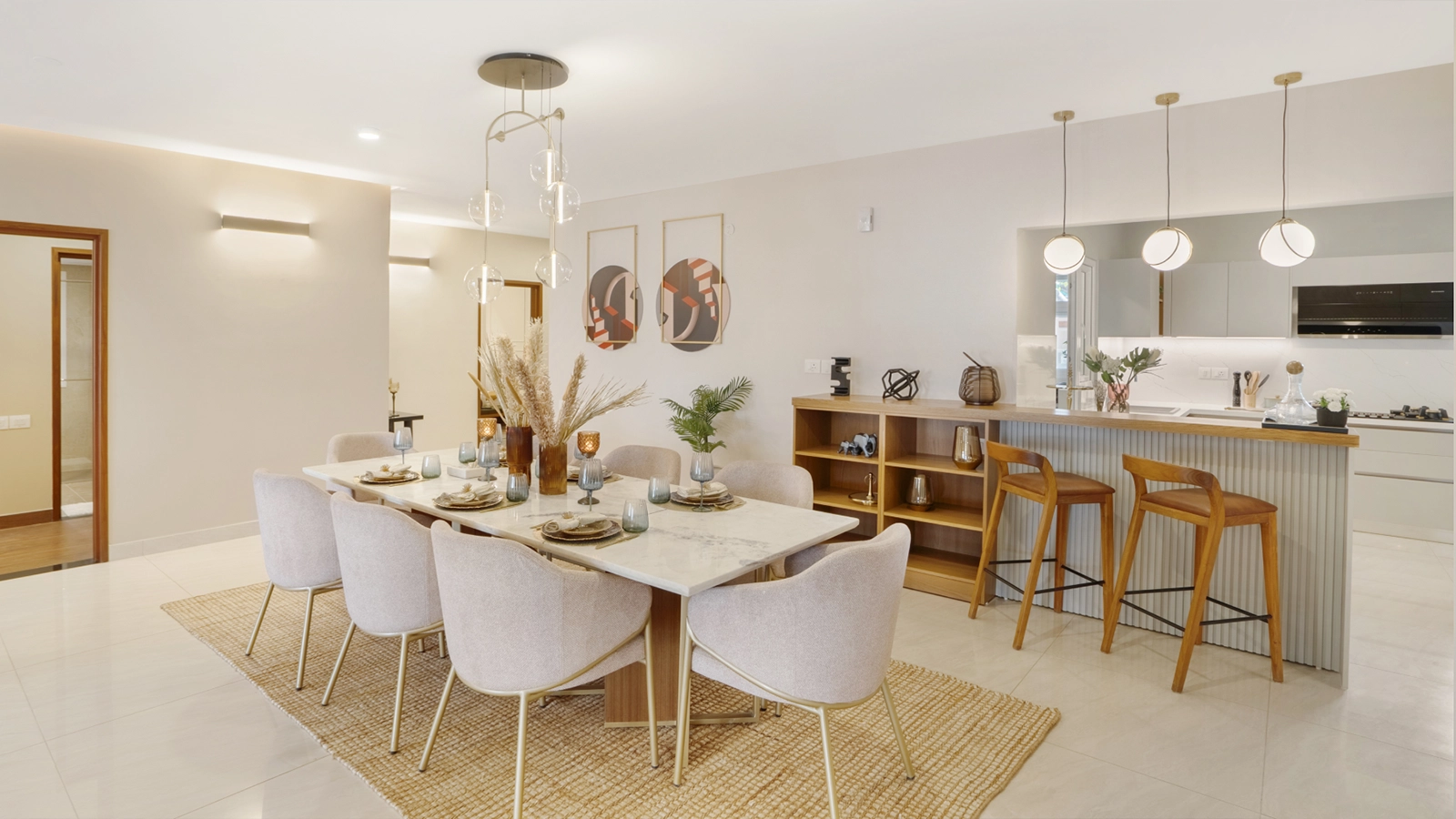 Brigade Eternia Apartment in Yelahanka, Bangalore dinning